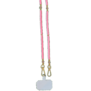 Lomify Lanyard Pink / Gold