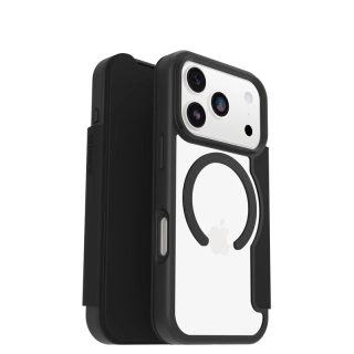 React Series Folio for iPhone 17 Pro Max / 18 Pro Max Black Crystal