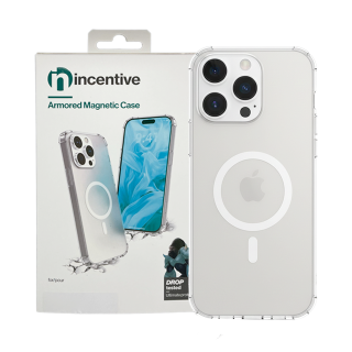 Armored Silicon (MagSafe Compatible) Case for Galaxy S26 Plus Clear (iNcentive Blister)
