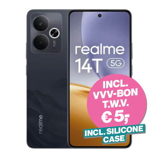 Realme 14T 5G + NFC 8GB 256GB Obsidian Black