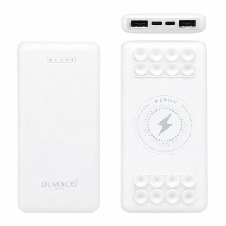 Mobile Powerbank 10.000mAh Wireless Charging White B12