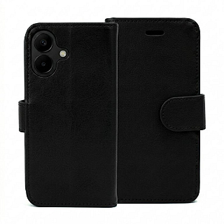 PU Wallet Deluxe for Galaxy A27 Pitch Black