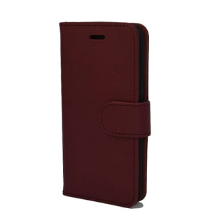 PU Wallet Deluxe for iPhone 12 Mini Red Wine