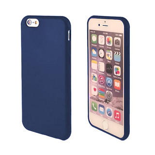 Silicon Flat Case for iPhone 6/6S Dark Blue