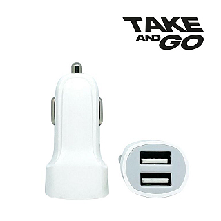 Take and Go USB-A Dual autolader 3.1A wit