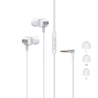 iNcentive  3.5mm Earphone With Mic White (VT-200)