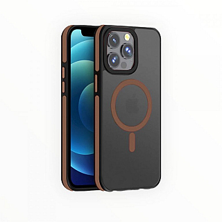 Matt Protect Case (MagSafe Compatible) for Galaxy A35 Brown