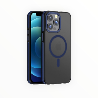 Matt Protect Case (MagSafe Compatible) for iPhone 16 Pro Max Dark Blue