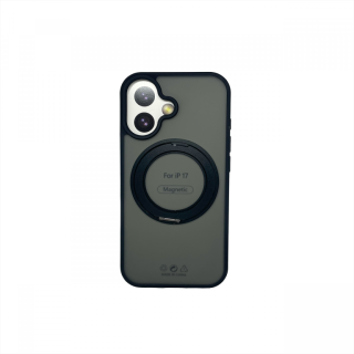 Matt Kickstand Case (MagSafe Compatible) for iPhone 17 Pro Max / 18 Pro Max Black