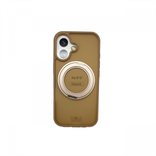 Matt Kickstand Case (MagSafe Compatible) for iPhone 17 Pro / 18 Pro Brown