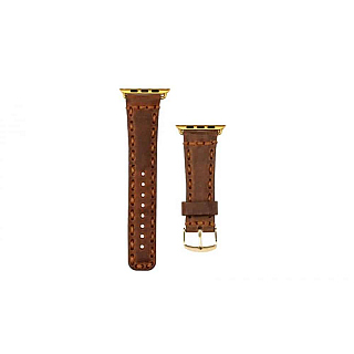 Platina Watch Strap 100% leer Apple Watch 42/44mm Brown
