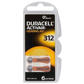 DURACELL Activair DA 312 (6 pack)