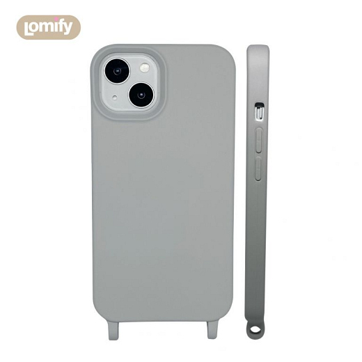 Lomify Soft Gelly Base Case iPhone 15 Plus Grey