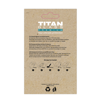 TITAN PROTECT Premium Glass for iPhone 16 Pro/17/17 Pro