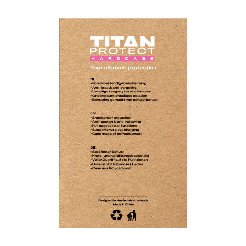 TITAN PROTECT Hardcase (MagSafe Compatible) for Galaxy S25 Edge clear