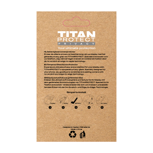 TITAN PROTECT Privacy Glass for  Galaxy A27/A36/A37/A56/S24-25 FE