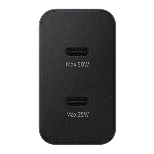 Power Adapter 50W Duo USB-C + USB-C to USB-C 1.8m Cable EP-T5020XBEGEU Black Blister