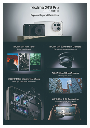 Realme GT 8 Pro 5G 16GB 512GB Urban Blue INT+NFC