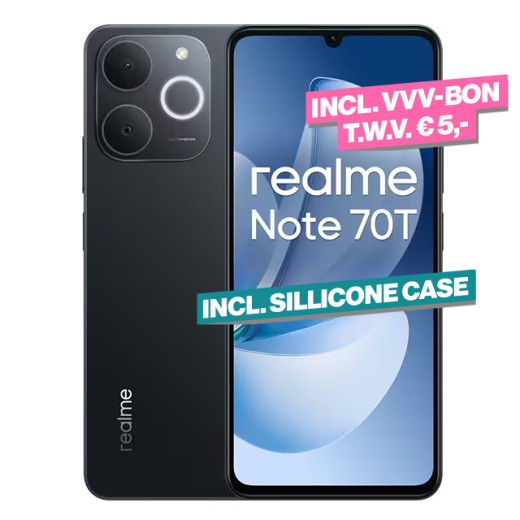 Realme Note 70T 4G 4GB 256GB Obsidian Black