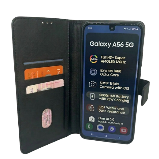 Booklet Cover for Galaxy A32 5G Black