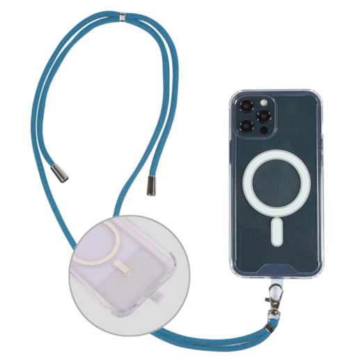 Universal Smartphone Lanyard Blue
