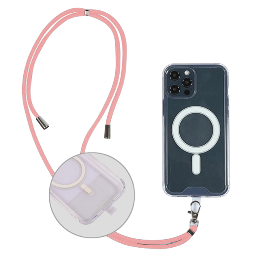 Universal Smartphone Lanyard Bubble Pink
