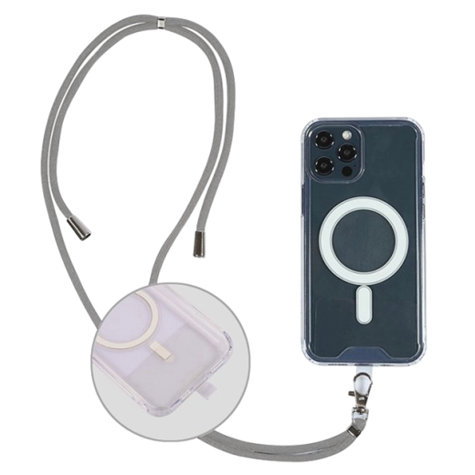Universal Smartphone Lanyard Grey