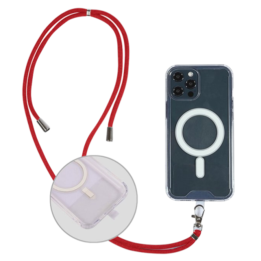 Universal Smartphone Lanyard Red