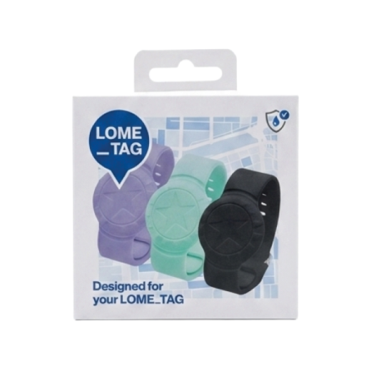 Lome_Tag Waterproof Strap Black (ook geschikt voor Apple AirTag)