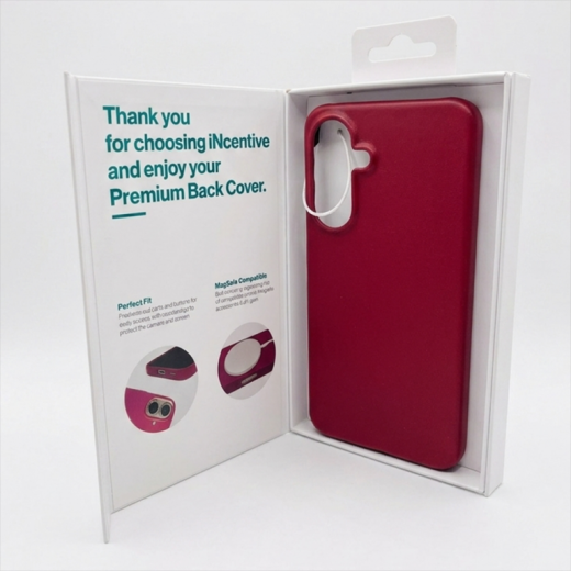 Premium Back Cover (MagSafe Compatible) for iPhone 17 Pro Max / 18 Pro Max Red