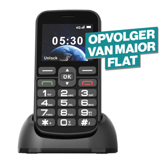 Maior Seniorentelefoon Flat 4G