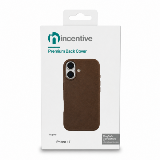 Premium Back Cover (MagSafe Compatible) for iPhone 17 Pro / 18 Pro Brown
