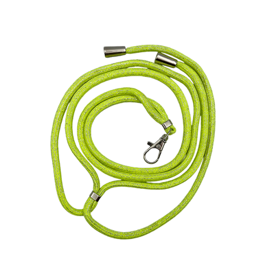 Universal Smartphone Lanyard NEON yellow glitter