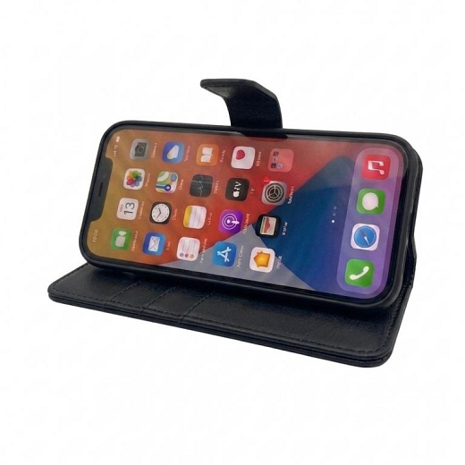 PU Wallet Deluxe for Galaxy A27 Pitch Black