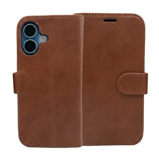 PU Wallet Deluxe for iPhone 17 Pro/18 Pro Brown