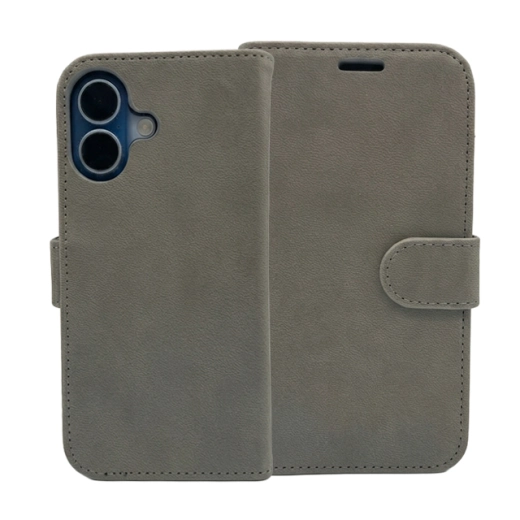 PU Wallet Deluxe for iPhone 17 Pro Max/18 Pro Max Pearl Gray