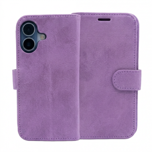 PU Wallet Deluxe for iPhone 14 Pro Pastel Lilac