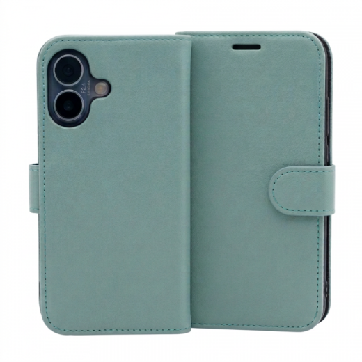 PU Wallet Deluxe for Galaxy A55 Minty Green