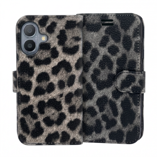PU Wallet Deluxe for iPhone 12 Pro Max Panther Grey