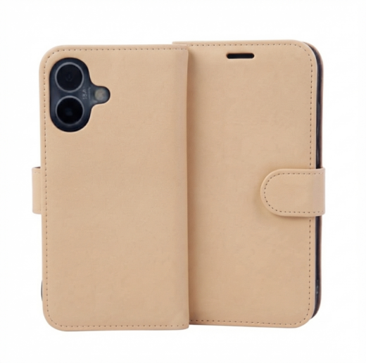 PU Wallet Deluxe Galaxy for J5 2017 Ivory Beige