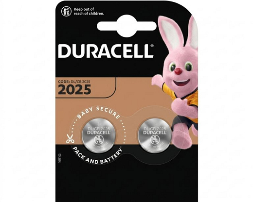 DURACELL Lithium CR2025 (2 pack)