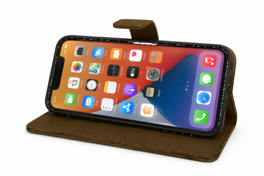 PU Wallet Premium for iPhone 13 Pro Max Dark Taupe