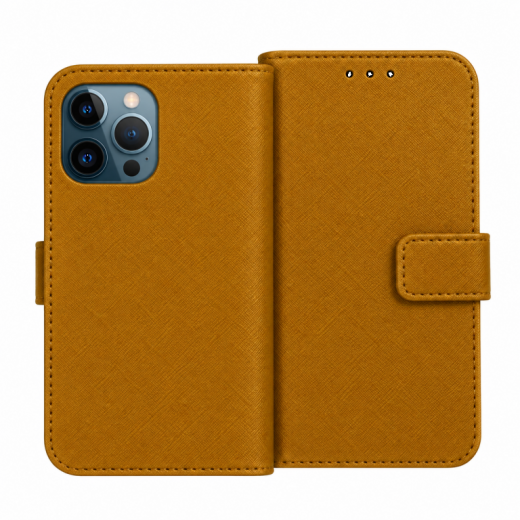 PU Wallet Premium for iPhone 13 Pro Horizon Orange
