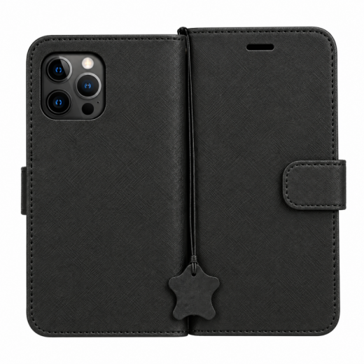 Premium Leather Wallet Case for Galaxy A5 2017 Black