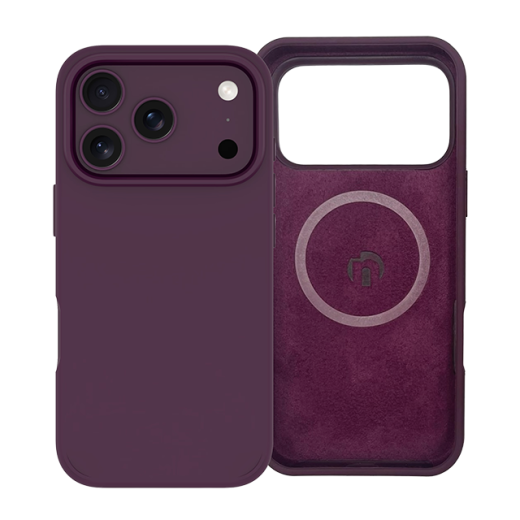 Soft Gelly Premium Case (MagSafe Compatible) for iPhone 17 Dark Cherry