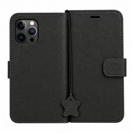 Premium Leather Wallet Case for iPhone X / XS  Black