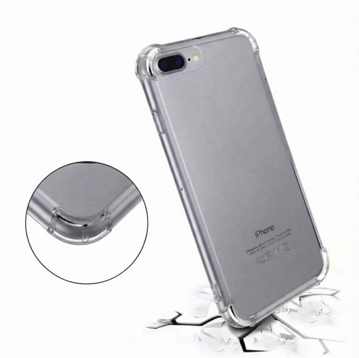 Armored Silicon Case for Galaxy S20 Plus Clear
