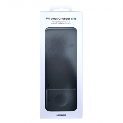 Super Fast Wireless Charger Trio (Phone/Watch/Buds) EP-P6300TBEGEU Black Blister