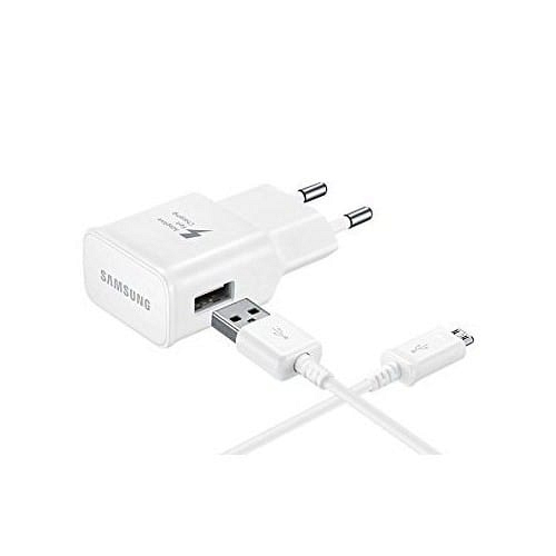 Fast Charger 15W USB-A + USB-A to USB-C Cable EP-TA20EWECGWW White Blister