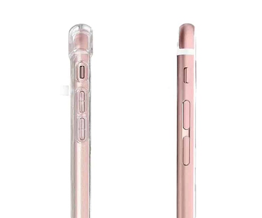 Armored Silicon Case for iPhone 15 Pro Max Clear